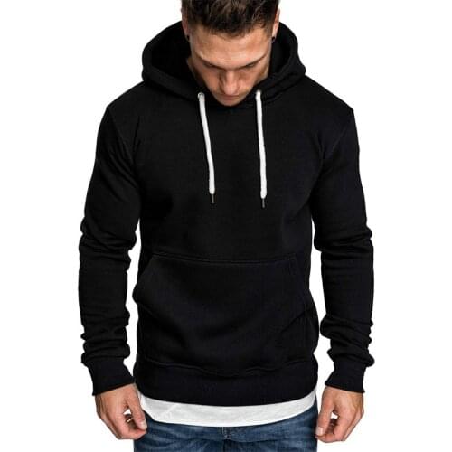 MRMT 2021 Brand New Style Men Solid Color Hoodie Casual Velvet Hoodie Coat Mens Hoodies Sweatshirts Pullover For Male