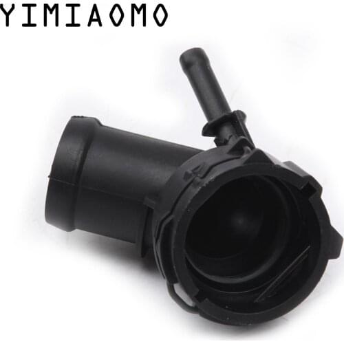 Plastic Radiators Pipe Connector+ Fastening Clamp + Seal 5Q0 122 291 BE For VW Passat Tiguan Audi A3 S3 Q3 Skoda 1.2 / 1.4TSI