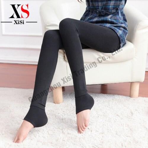Step on the foot thick pearl fleece winter plus velvet thickening legging autumn and winter womens one piece pants warm pants