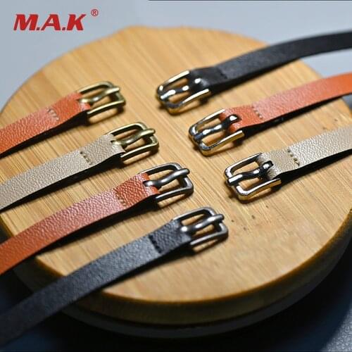 7 colors 1/6 Scale Solider Figure Scene Accessories Leather belt metal buckle Belt Width 6mm for 12'' Action Figure Body