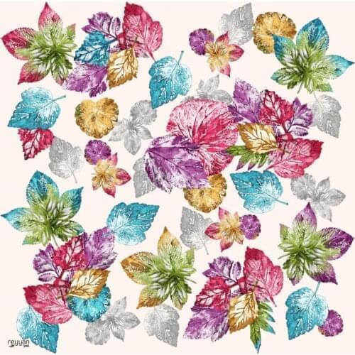 REYYAN SILK TEXTURED OYALIK WRITING PATTERN-14662-RENK-30