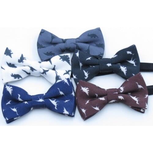 New Cartoon Animal Baby Boys Bow tie Adjustable Bowties Ties Slim Shirt Accessories Banquet Kids Accessories for Children 1PCS