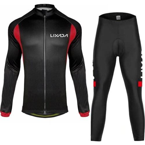 Lixada Soccer Training Pants Winter Autumn Long Sleeves Cycling Padded Cycling Pants Jogging Fitness Workout Running Sport Pants
