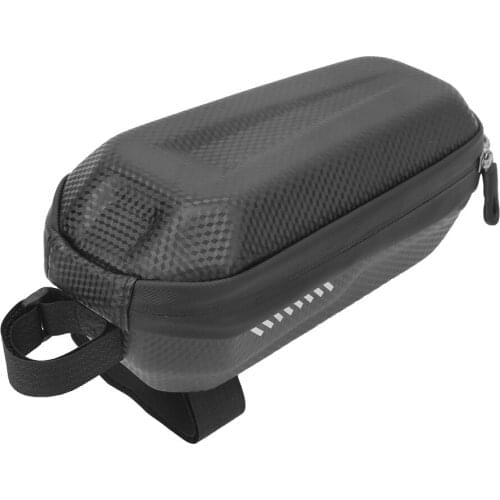 EVA Hard Shell Waterproof Bicycle Cycling Bag Front Tube Frame Pouch Holder Saddle Bags Accessory Double Pull Head Design Bag