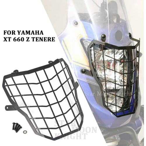 For Yamaha XT 660 Z Tenere XT660Z 2007-2017 2016 2015 2014 2013 2012 Motorcycle Headlight Guard Protector Cover Protection Grill