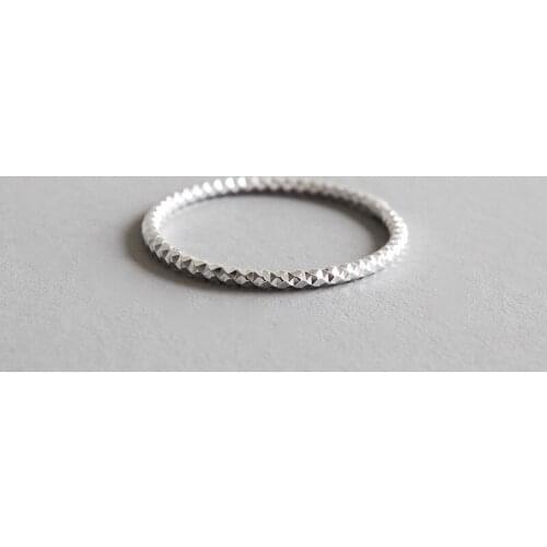 WYJZY Fashion sterling silver index finger ring for women fashion matching clothing joint ring couple anniversary gift