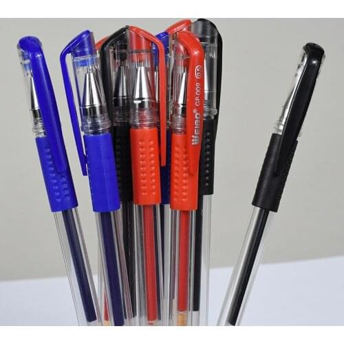 009 Black, red and blue 0.5mm neutral pens, for office use, for students
