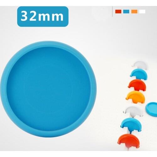 12PCS 32mm DIY Book Binding Ring Disc Color Plastic Buckle Suitable For Mushroom Hole Loose-Leaf Notebook Detachable Notebook