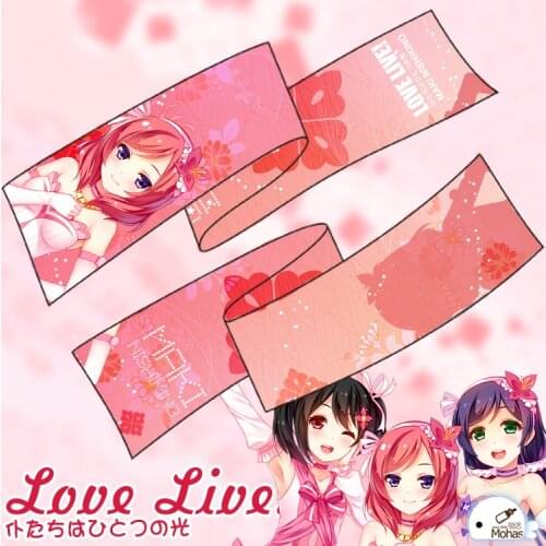 180*25CM Anime Love Live! Yazawa Nico, Maki, Toujo Nozomi Cute Soft Microfiber Winter Long Scarf 3 Patterns
