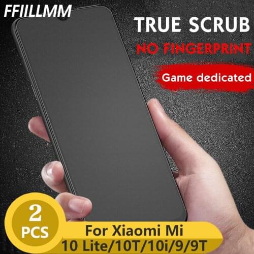 2Pcs/lot Matte Protective Film For Xiaomi Mi 10 10T Lite 5G Mi 10i 10 Youth Tempered Glass For Mi 9 SE 9T Pro Screen Protectors
