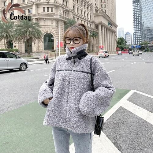 Cotday Gray Fur Coats