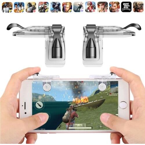 For Pubg Controller For Mobile Phone 3 in 1 L1R1 Game Shooter Trigger Fire Button For IPhone Android SmartPhone Gamepad Joystick