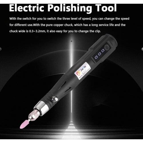 Electric Grinding Machine USB Power Supplys 5V Small Size Handheld Speed Adjustable Electric Grinding Polishing Tool DIY Tools