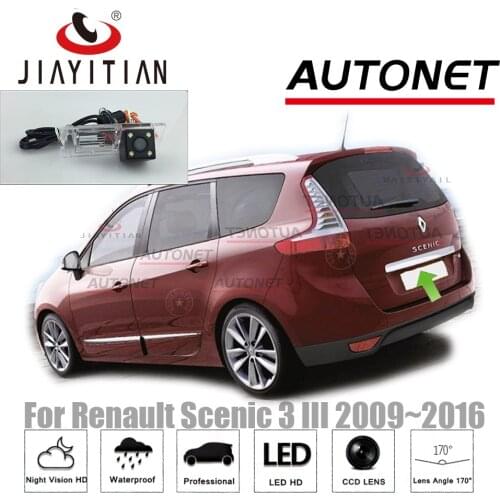 JIAYITIAN Rearview Camera For Renault Scenic 3 III 2009~2016/Parking camera backup Camera/Night Vision/CCD/License Plate camera