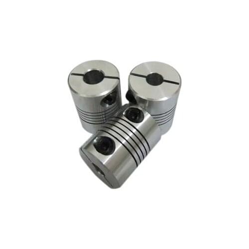 Motor Connector Diameter 20mm Length 25mm ,6.35mm to 8mm Flexible Shaft Coupler 6.35*8mm Motor Accessories