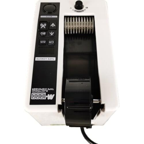 M-1000 Auto Electric Tape Dispensers Cutter Machine Adhesive Tape Cutter Packaging Machine Tape Cutting Tool Office Equipment