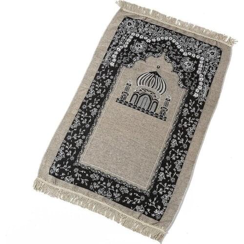 Muslim Prayer Rug Islamic Carpet Mat For Muslim Prayer tapis de priere Islam Braided Mats Vintage Pattern Eid Rugs Tass 100*70cm
