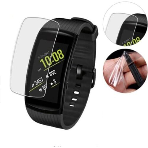 5pieces Anti-scratch Soft TPU Ultra HD Clear Protective Film Guard For Samsung Gear Fit 2 Fit2 R360 Full Screen Protector Cover