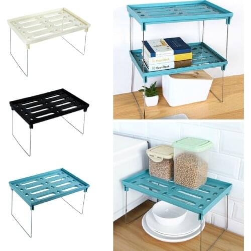 Plastic Storage Shelf Shoe Rack Cabinet Holders Kitchen Closet Organizer Easy To Install DIY Home Furniture Space Saving