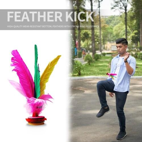 Portable Colorful Chicken Feather Shuttlecock Practical Durable Classic Exercise Fancy Handwheel Kick China Jianzi