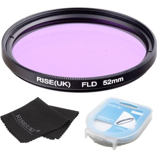 RISE(UK) New 52mm FLD Lens Filter For Nikon Canon sony DLSR camera filter+case+gift