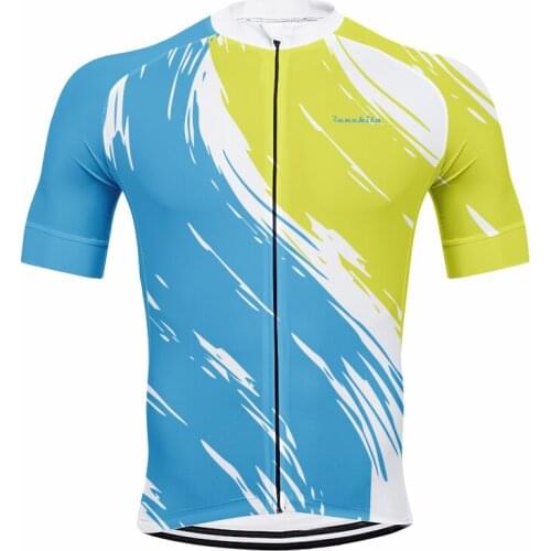 Runchita brand pro mens short-sleeved shirt cycling Jersey summer breathable mtb sports wear cycling bicycle Jersey