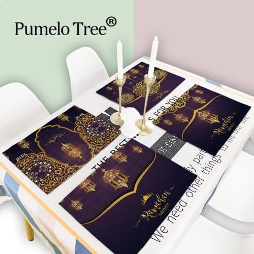 Ramadan Decorations Islam Decor Eid Decoration Home Table Placemat Geburtstagsdeko Ramadan Mubarak Ramadan Kareem Home Decor