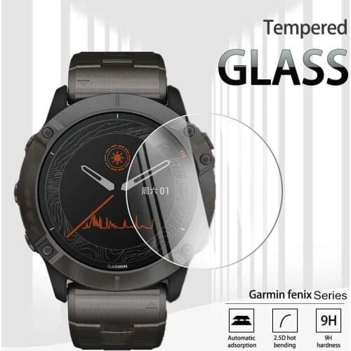 9H Protective Glass For Garmin Fenix 6s 6 6x Pro 5s 5 Accessories Screen Protector Anti-scratch 6xpro 6pro 6spro Tempered Glass