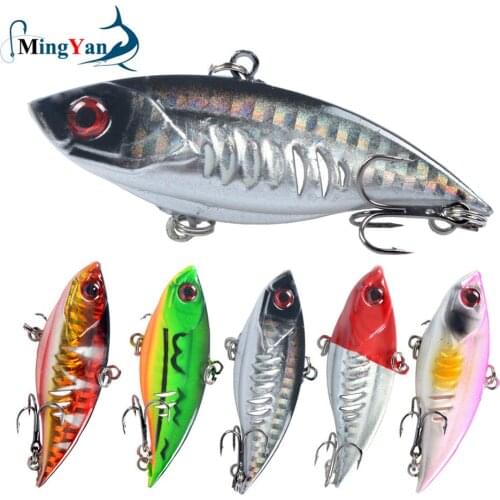1pcs Fishing Lures 6.5cm 11g VIB Bait Artificial Make 5 Colors Available Bass Crankbait Wobblers Fishing Tackle Pesca