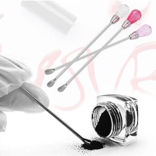 3pcs/lot Stainless Steel Pigment Stirring Rod Spoon Microblading Tattoo Powder Ink Mixing Stick Stirring Tools Tattoo Supplies