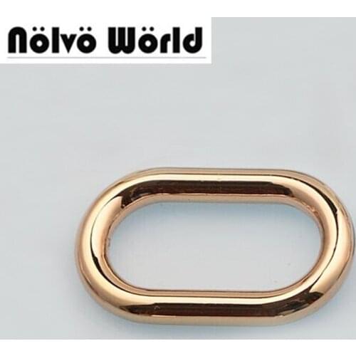 30pcs 5 colors 5mm thick 3.2cm 1.2 Inch Oval Ring adjustable buckles for bag webbing strap