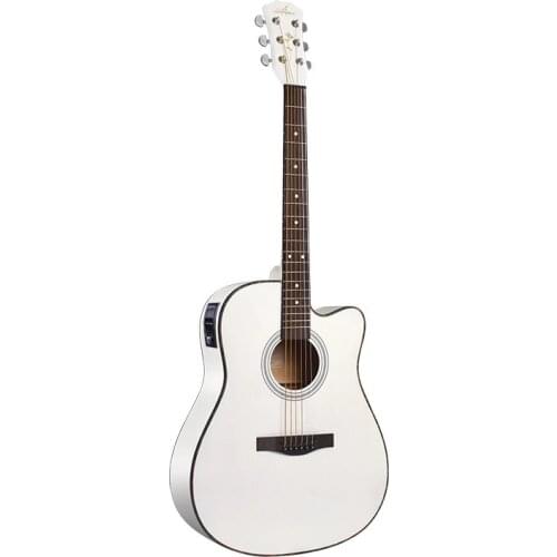 41 inch Electric Acoustic Guitar 6 String Folk Guitar Basswood High Quality Concert Acoustic Guitar Performance Musical Instrum