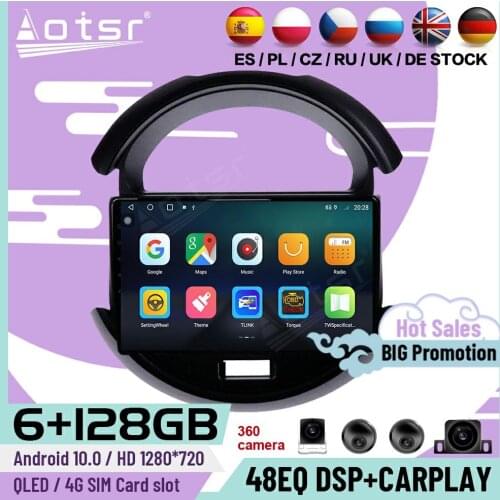 6+128G Carplay Multimedia Stereo Android 10 Player For Suzuki Spresso GPS Navigation BT Car Radio Video Audio Receiver Head Unit