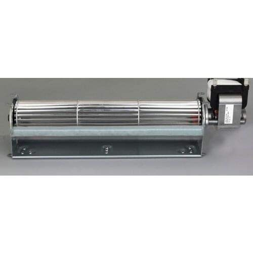 60*300mm high temperature resistant crossflow fan for wood pellet furnace biomass furnace stainless steel sliver