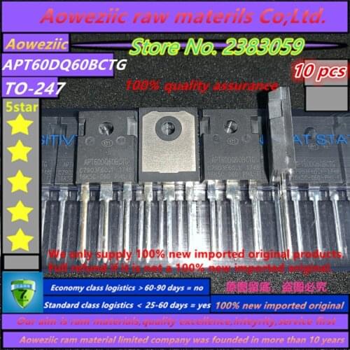 Aoweziic 2017+ 100% new imported original APT60DQ60BCTG IXFH6N120P TO-247 High power MOSFET