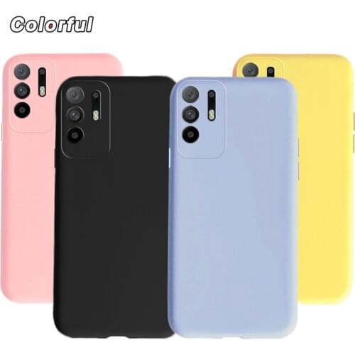 Soft Case For Oppo Reno 5 Lite Reno 5 F Case Reno5 Lite Soft Silicone Back Cover For Oppo Reno 5 Z Reno 5F 5Z 5Lite Phone Bumper
