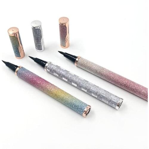 Smooth Write Black Brown Clear Color Adhesive Magic Eyeliner Pencil Pen For Full Strip Eyelashes