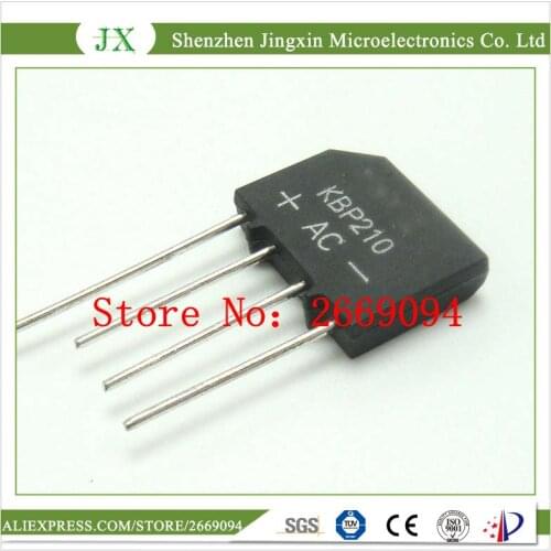 20PCS KBP210 2A 1000V BRIDGE RECTIFIER new and original IC
