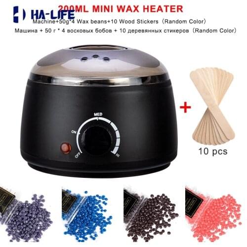 Wax Heater Professional Wax Warmer Hair Removal Kit Depilation Wax Melts Dipping Pot Depilatory Wax Beans Spa Cera Depilatoria