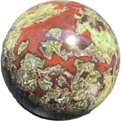 Polished healing quartz dragon blood stone sphere crystal ball for gift decoration