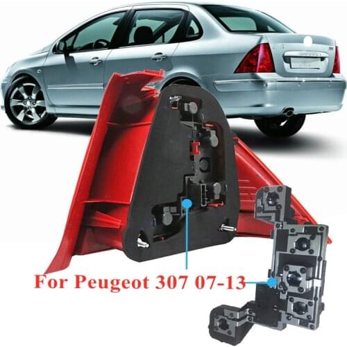 Roavia For Peugeot 307 Saloon Sedan 2008-2013 Car Brake light Tail light Circuit Board Wiring Board Lamp Light Bulb Holder Socke