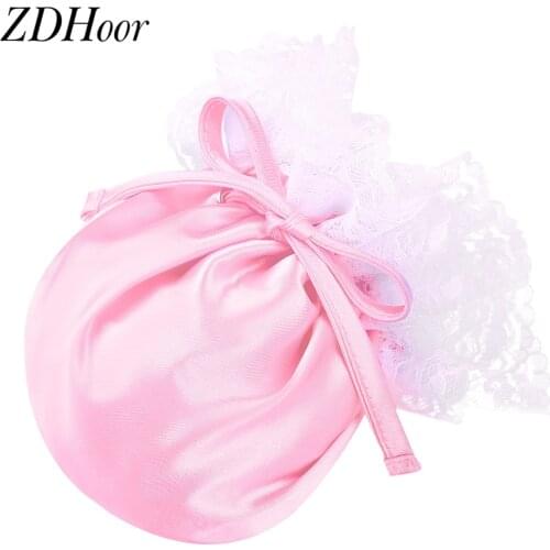 Adult Mens Sissy Floral Lace Lingerie Elastic Drawstring Satin Male Bulge Pouch Mini C-String Thong Briefs Underwear