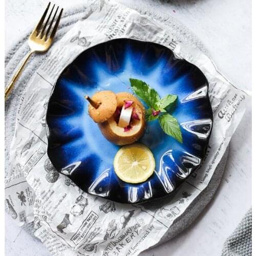 Creative Ceramics 8-inch 10-inch Plate Household Tableware American Plate