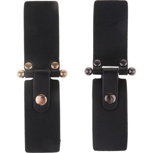 Fityle 1 Set Vintage Leather Toggle Buttons for Coat Jacket Duffle Sewing With Snap Buckle