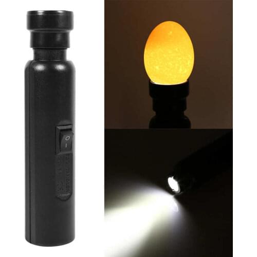 Explosion-proof 1Pc Portable Black Cool Light LED Candling Lamp Incubator Super Bright Egg Candler Tester New