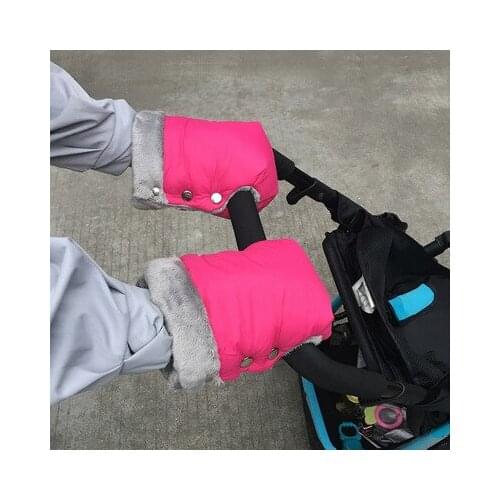 Winter Warme Stroller Gloves Kids Pushchair Hand Muff Waterproof Pram Accessory Mitten Baby Buggy Clutch Cart Outdoor Glove