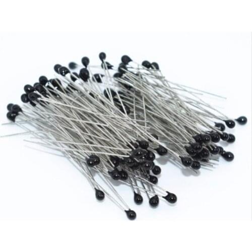 100pcs 10k OHM NTC Thermistor Resistor NTC-MF52-10K +/-5% 3950 103
