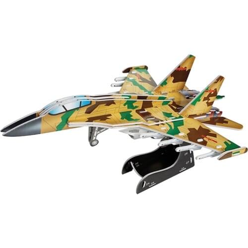 3D Puzzle Diy Building Construction Toys Card Model Building Sets Safe Foam War II Aircraft Tank Camouflage Car Toys for Kids