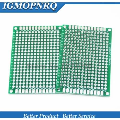 5pcs 4x6cm 4*6 4cmx6cm Double Side Prototype PCB diy Universal Printed Circuit Board