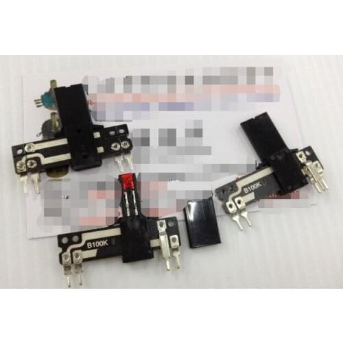 5pcs/lot 158 straight sliding potentiometer B100K with a total length of 3.5 cm 5 feet